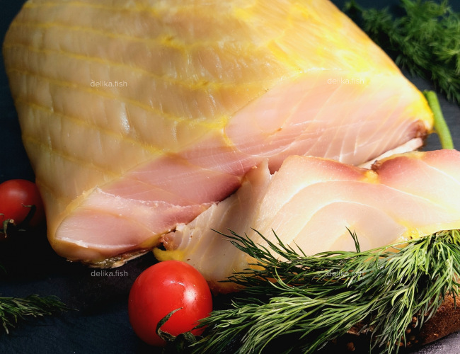 Осетр холодного копчения 150г ломтики #2